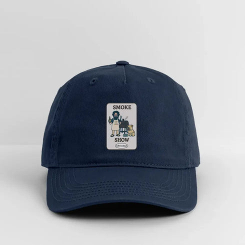 Life is dead. Jerry's Smokin' Something Grateful Dead Stealie Dad Hat - navy